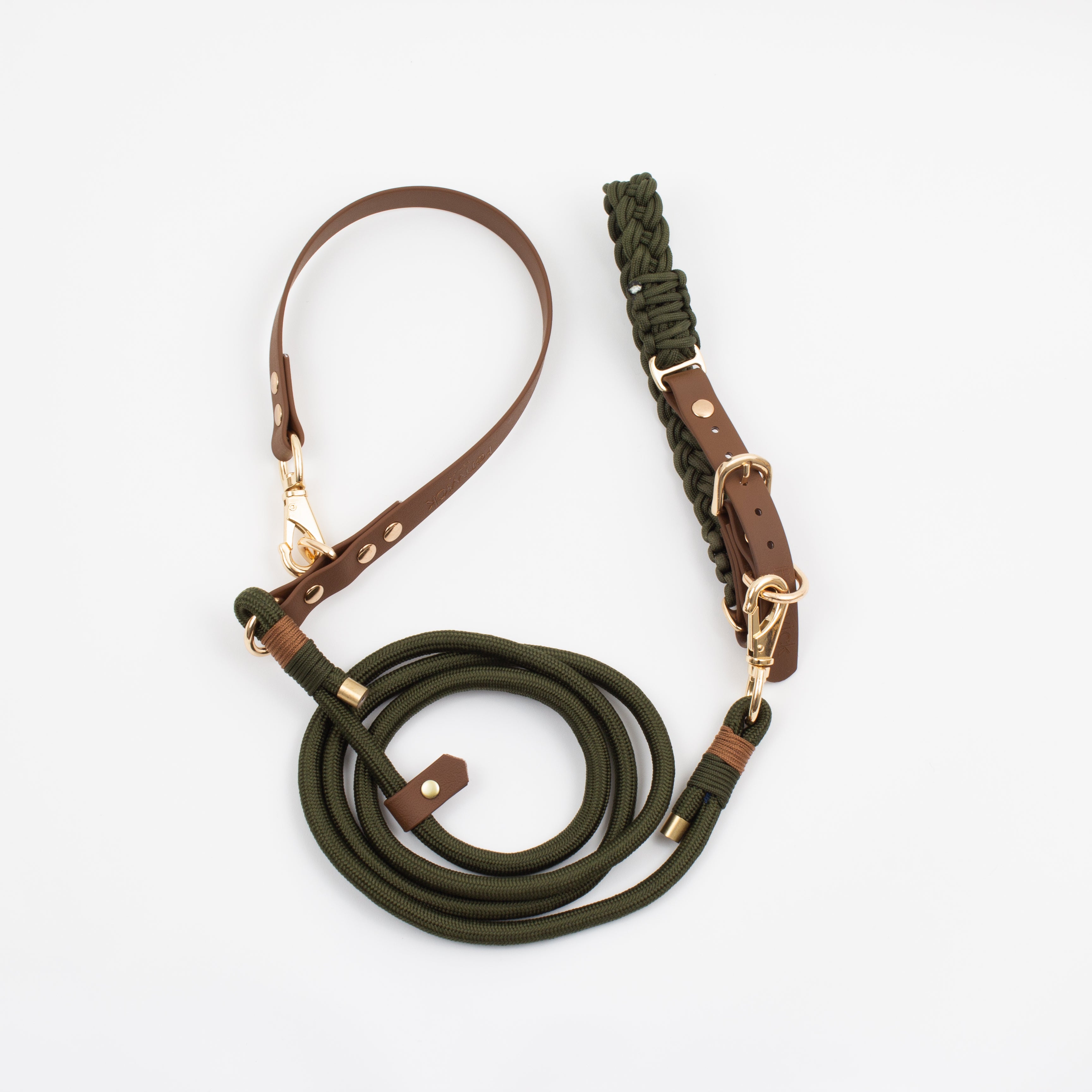Forest Green Collar & Leash Set – Fenwick Pet Co.