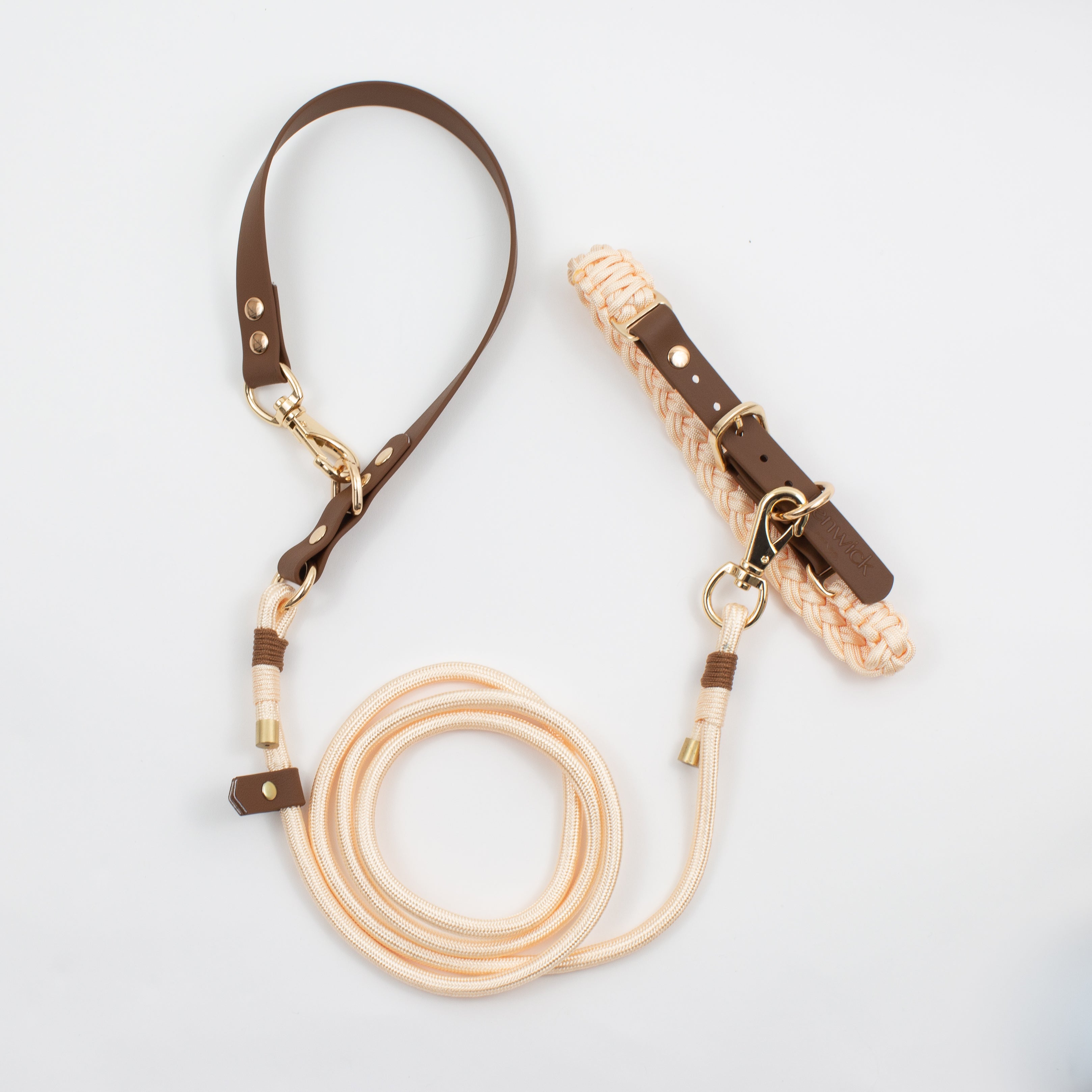 Light Peach Collar & Leash Set – Fenwick Pet Co.