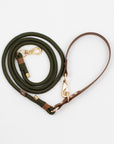 forest green rope leash