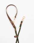 Forest Green Rope Dog Leash